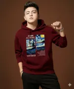 Men's and Women's Drop Shoulder Hoodie with DTF Print