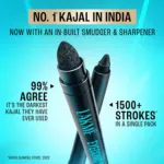 Lakme 9to5 Eyeconic স্মোকি কাজল - Black