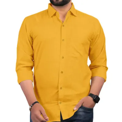 ছেলেদের ফুল হাতা ফরমাল শার্ট, কটন