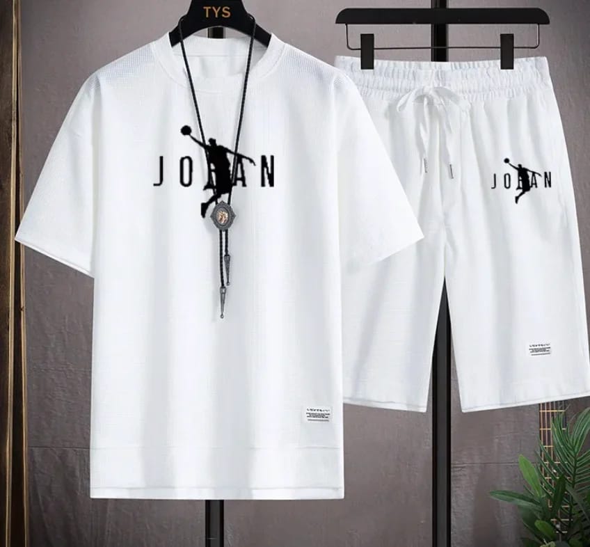 Men's 160 GSM Mesh T-Shirt and Shorts Set, 6 Colours, M to XL