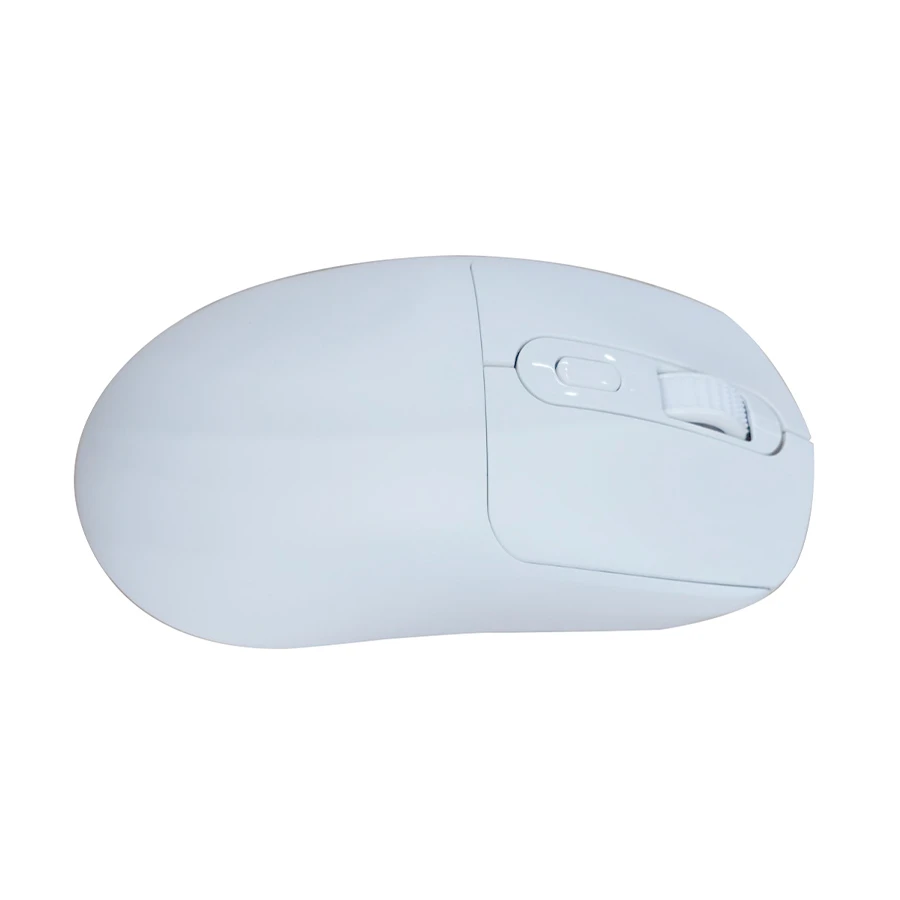 T-Wolf X8 Dual Mode Wireless Gaming Mouse Silver with Grip Tape