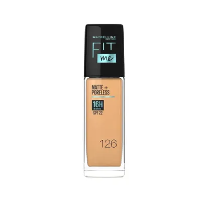 Maybelline Fit Me ম্যাট পোরলেস ফাউন্ডেশন - 126