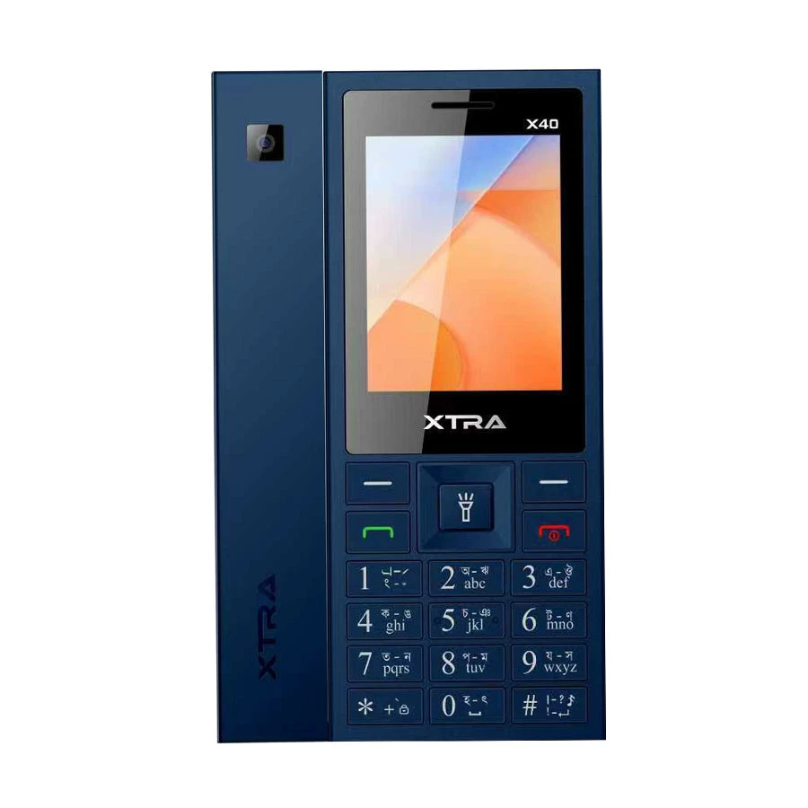 Xtra X40 Blue Feature Phone (Dual Sim)