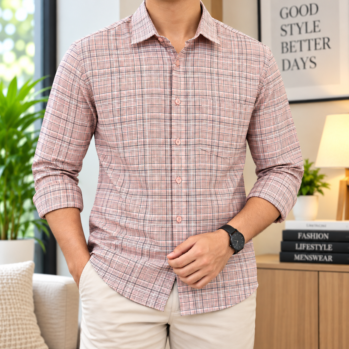 Premium Pure Cotton Check & Print Shirts
