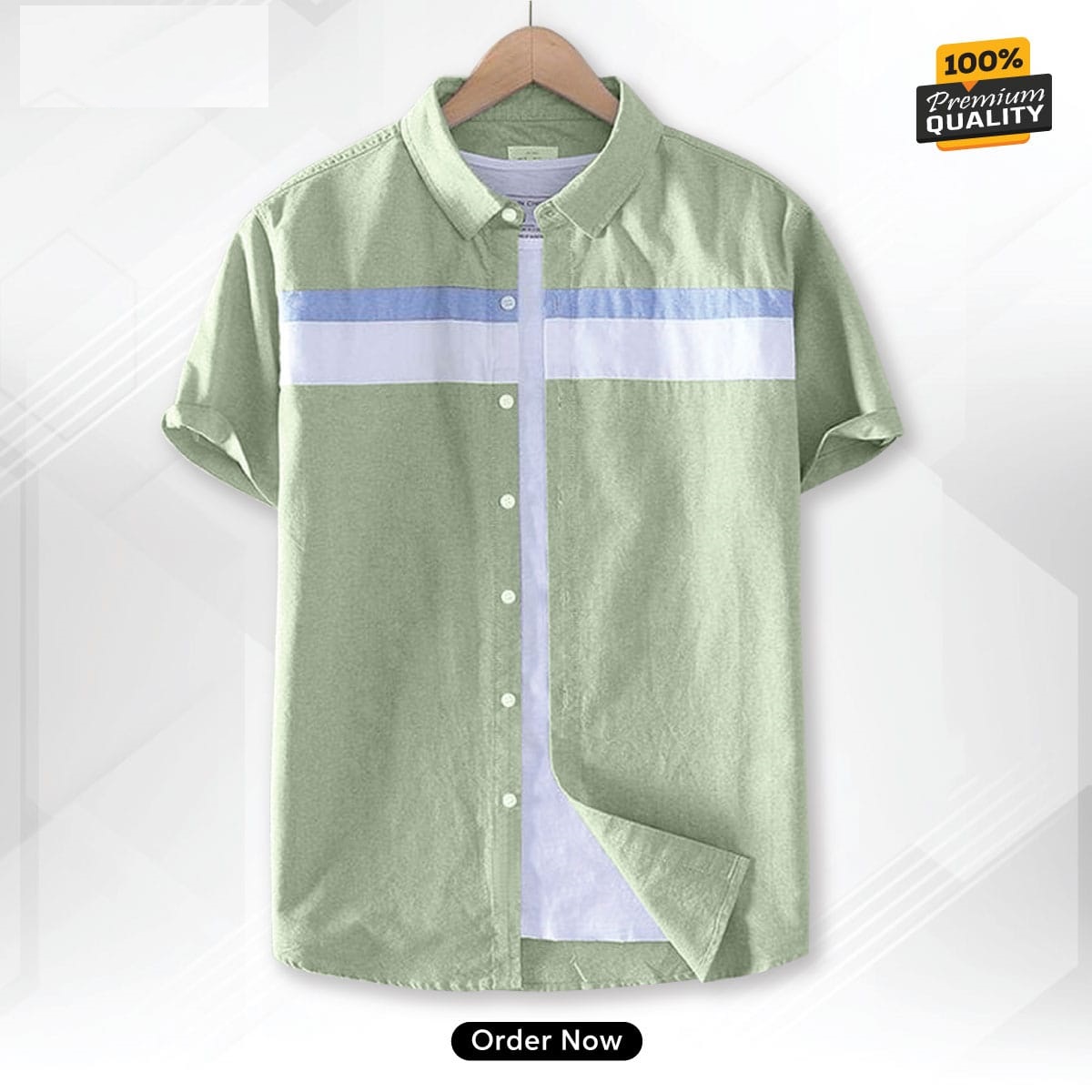 Men's Half Sleeve Oxford Cotton Shirt, Sizes M to XXL