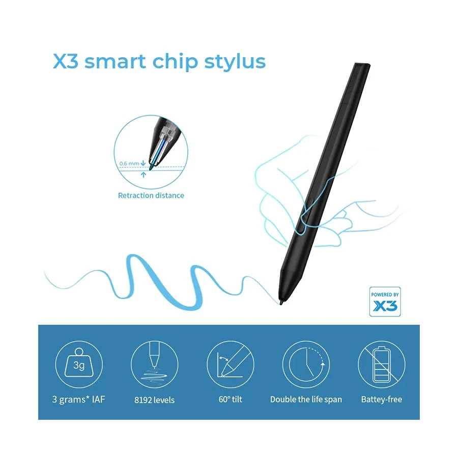 XP-Pen Deco L IT1060 10 Inch Android Drawing Tablet Black