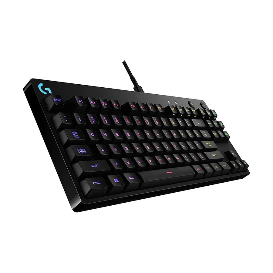 Logitech Pro Wired GX Blue Clicky Mechanical RGB Gaming Keyboard