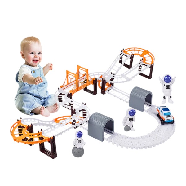 OUTER SPACE TRACK স্পেস থিমের ট্র্যাক খেলনা সেট