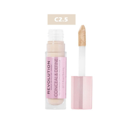 Makeup Revolution Conceal & Define লিকুইড কনসিলার - C2.5