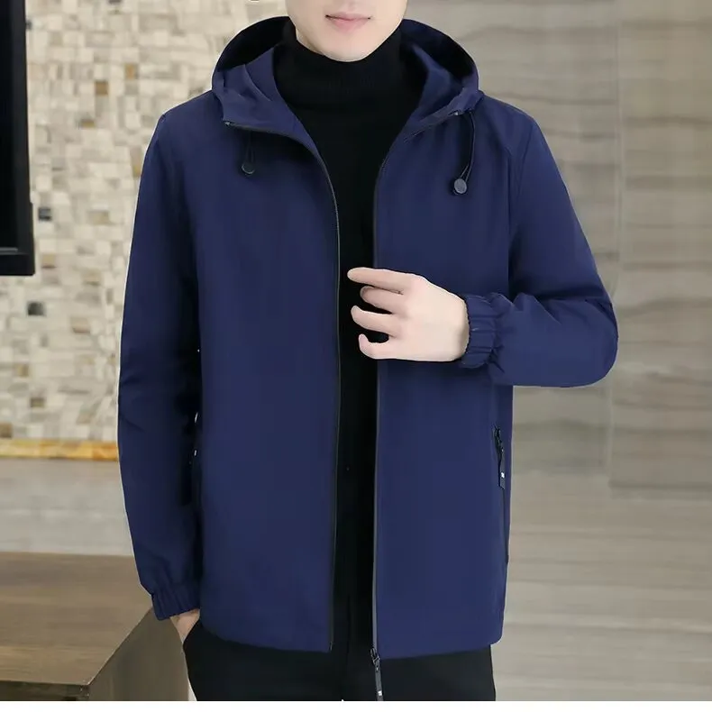 Lined Bonded Fabric Zip Hoodie, 320 GSM, Casual or Formal
