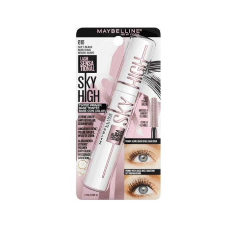 Maybelline Lash Sensational Sky High টিন্টেড প্রাইমার মাসকারা - 810 Soft Black