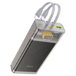 Hoco J104A 22.5W 20000mAh ফাস্ট চার্জিং পাওয়ার ব্যাংক বিল্ট-ইন কেবলসহ