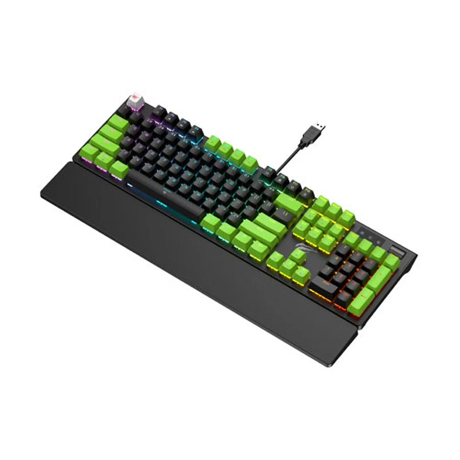 Havit Gamenote KB926L RGB Blue Switch Mechanical Keyboard Black Green