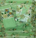 Risika Silk Unstitched Three Piece with Floral Print