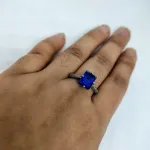 Chowtushkoni Dyuti মেয়েদের আংটি (নীল)