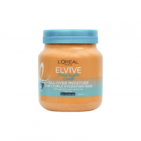 L'Oreal Elvive Dream Lengths Curls 3-in-1 হাইড্রেশন হেয়ার মাস্ক 680ml