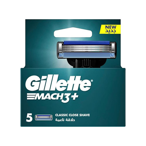 Gillette Mach3+ Classic Close Shave Razor Cartridges 5pcs (Poland)