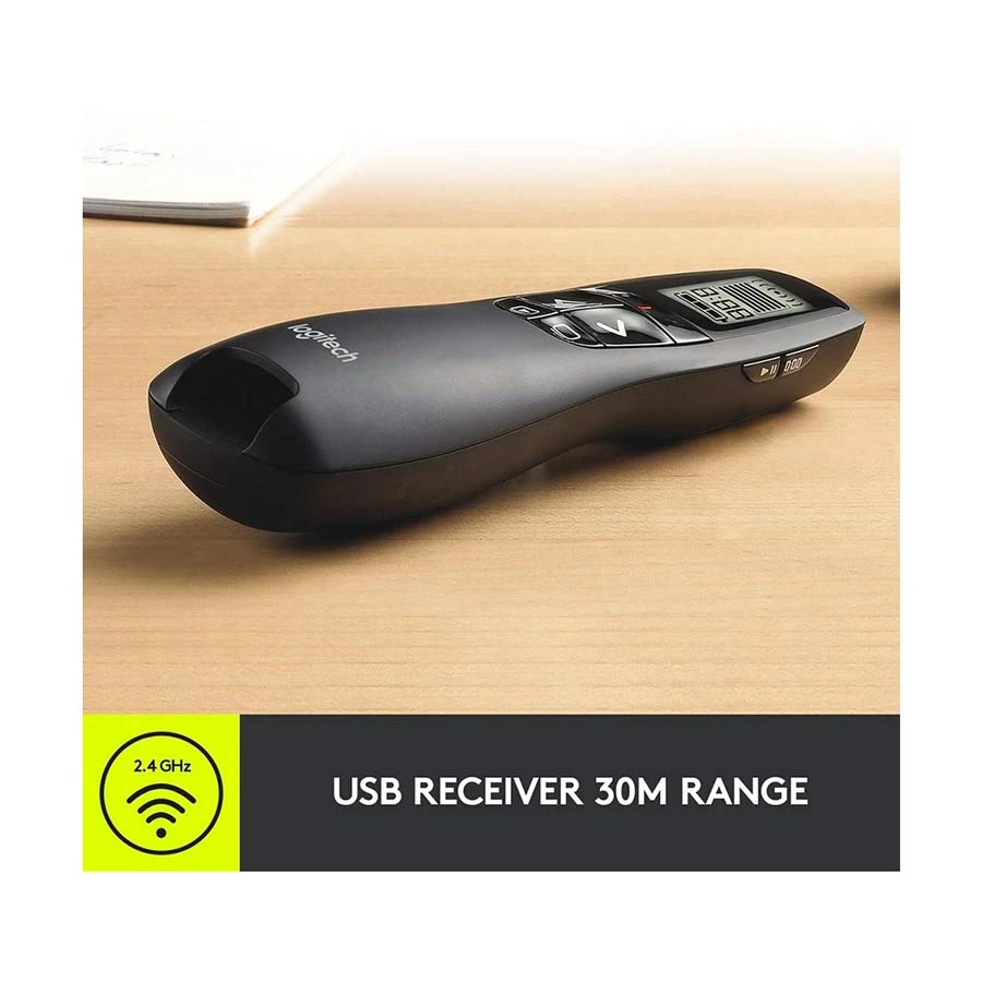 Logitech R800 Professional Wireless Presenter with Green Laser
