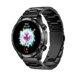 Haylou Solar 5 AMOLED কালো ব্লুটুথ কলিং স্মার্টওয়াচ, মেটালিক ও সিলিকন স্ট্র্যাপসহ