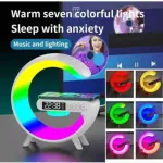 G63 অ্যাটমোস্ফিয়ার RGB লাইট ব্লুটুথ স্পিকার, ওয়্যারলেস চার্জিংসহ