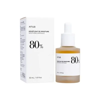 Anua Heartleaf 80% ময়েশ্চার সুদিং অ্যাম্পুল 30ml