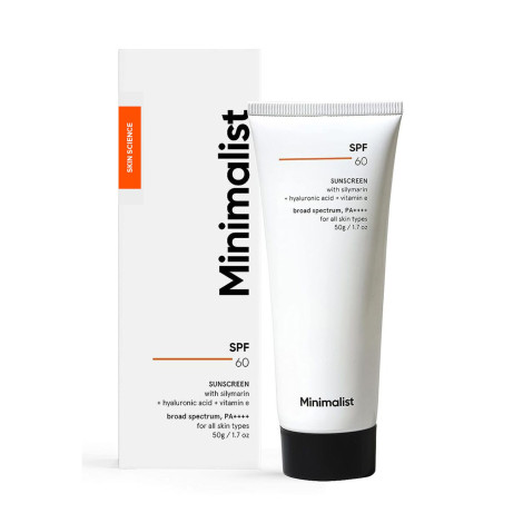 মিনিমালিস্ট ব্রড স্পেকট্রাম PA++++ সানস্ক্রিন SPF60 50গ্রাম (India)