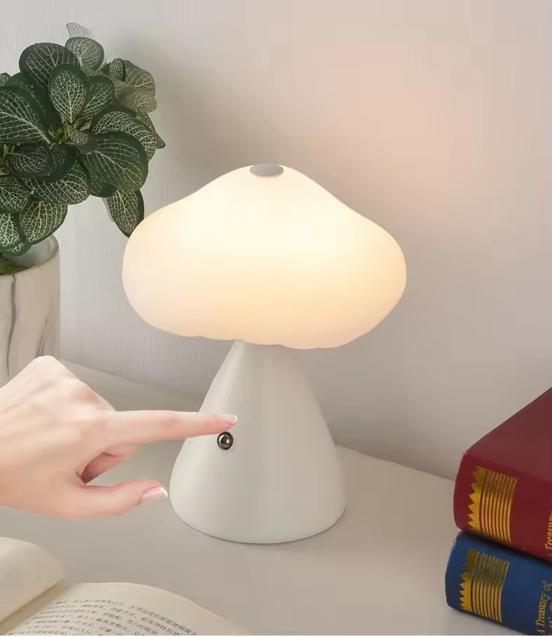 রিচার্জেবল LED মাশরুম ডেস্ক / টেবিল ল্যাম্প