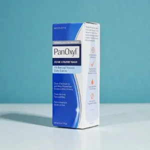 PanOxyl অ্যাকনি ক্রিমি ওয়াশ 4% Benzoyl Peroxide ডেইলি কন্ট্রোল 170g