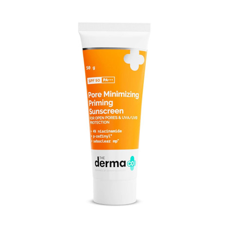 The Derma Co Pore Minimizing Priming Sunscreen SPF 50 PA+++ 50g (India)