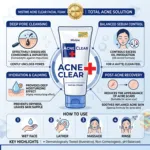 Mistine Acne Clear ফেসিয়াল ফোম 85 গ্রাম