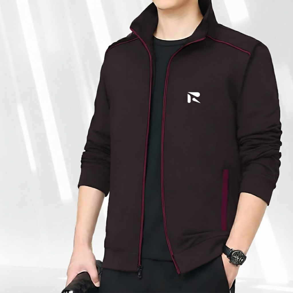 Men's Premium china Bonded Jacket (Coffee)