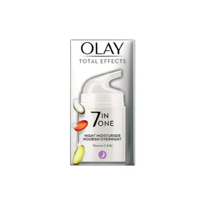 Olay Total Effects 7 in One নাইট ময়েশ্চারাইজার Nourish Overnight 37ml
