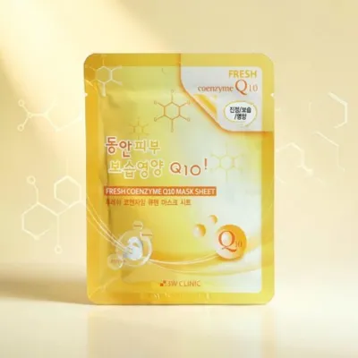 3W Clinic Fresh Coenzyme Q10 ফেস শিট মাস্ক 23g