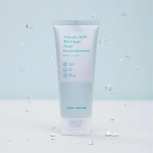 Pure Ground স্যালিসাইলিক অ্যাসিড The Clean Acne ফোম ক্লেনজার 150ml