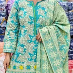 পূজা স্পেশাল কটন থ্রি-পিস, বডি সাইজ 36-46