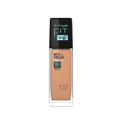 Maybelline Fit Me Matte Poreless ফাউন্ডেশন, শেড 137