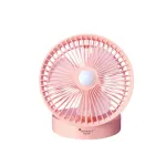 Joykaly YG-737 রিচার্জেবল টেবিল ফ্যান LED লাইটসহ