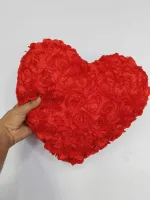 হার্ট শেপ লাল লাভ পিলো – উপহারের সফট টয়