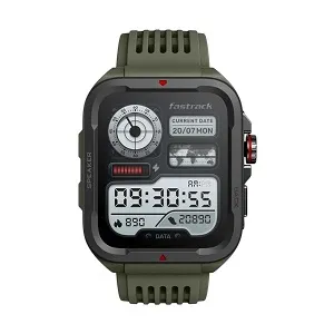 Fastrack Active সবুজ ব্লুটুথ কলিং রাগড স্মার্টওয়াচ