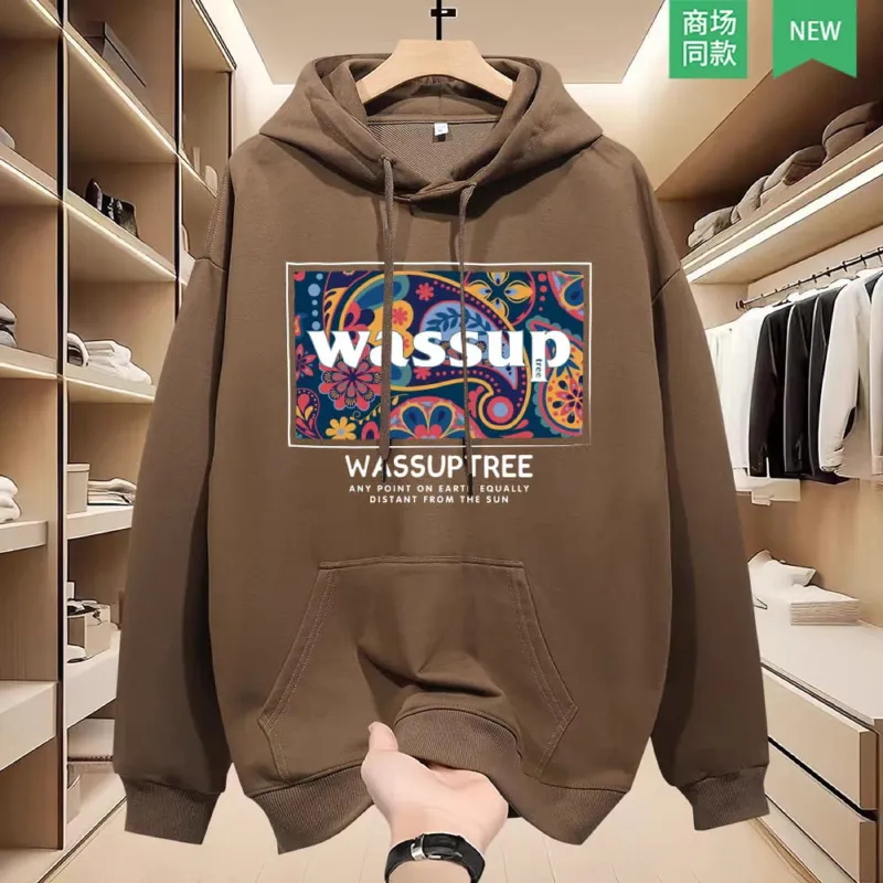 Men's Cotton Full Sleeve Winter Hoodie, 320 GSM, 5 Colours