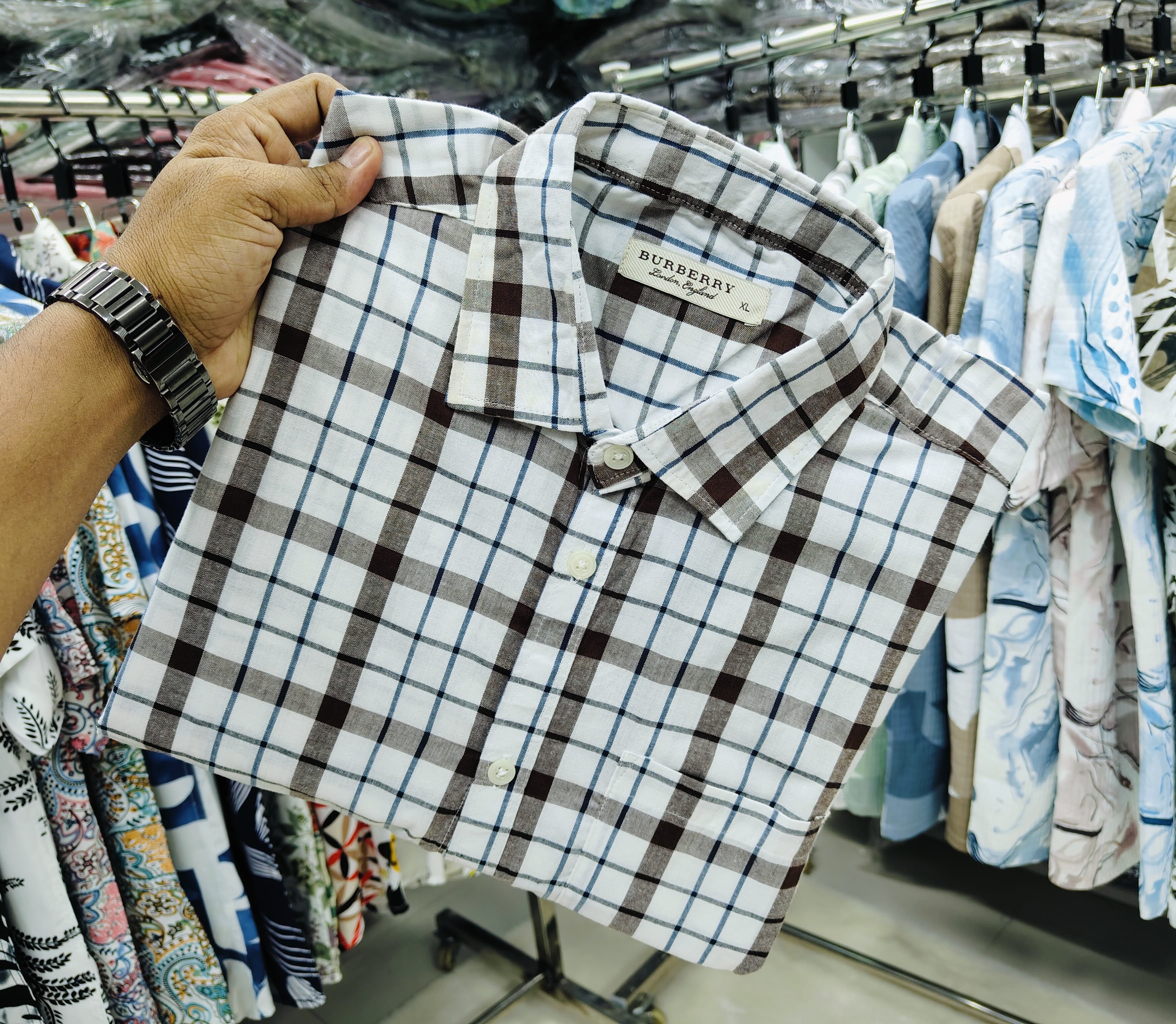 ছেলেদের শার্ট, 4টি রঙের বিকল্প, সাইজ M, L ও XL