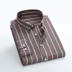 Men's Full Sleeve Slim Fit Cotton Check Shirt, 6 Colours