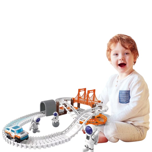 OUTER SPACE TRACK স্পেস থিমের ট্র্যাক খেলনা সেট