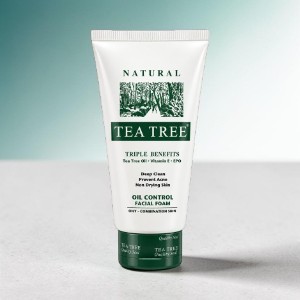 Natural Tea Tree অয়েল কন্ট্রোল ফেসিয়াল ফোম 140g