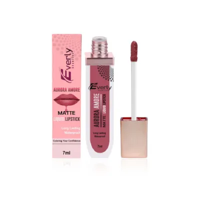 Everly Beauties Aurora ম্যাট লিকুইড লিপস্টিক - Wine Wisper