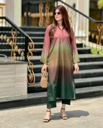 Women's Cotton Silk Digital Print Two Piece, 4 Colours
