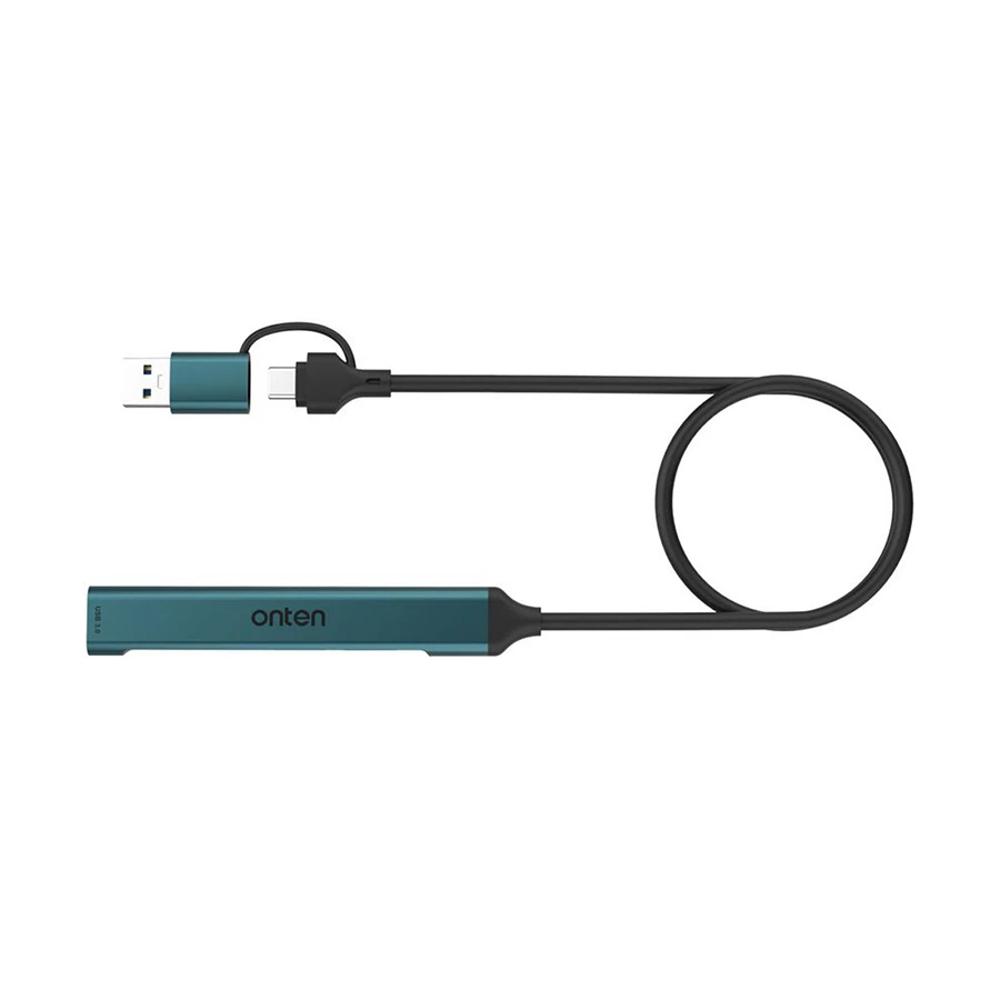 Onten OTN-UCA9705 Type-C & USB to Tri USB, SD & TF Converter