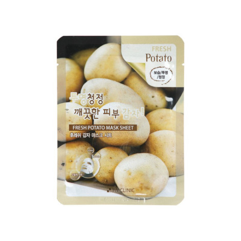 3W ক্লিনিক ফ্রেশ পটেটো মাস্ক শিট ২৩জি (Korea)