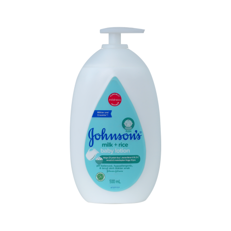 Johnsons Milk & Rice Baby Lotion 500ml (Thailand)