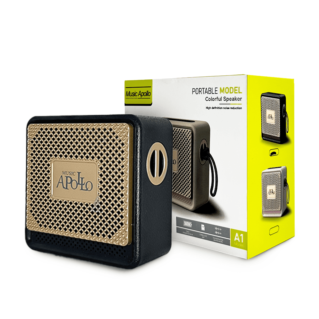 Music Apollo A1 পোর্টেবল কালারফুল স্পিকার